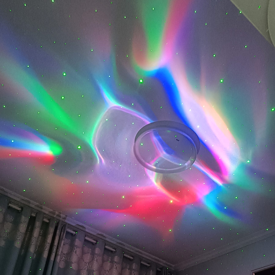 SA204 RGB LED Motive Aurora Pr - Floating Nightstand With Led Light recension och pris