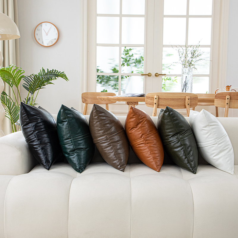 Waterproof PU leather Back Cus - Headboard Cushion Backrest Tatami recension och pris