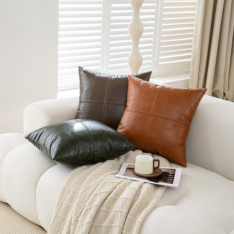 Waterproof PU leather Back Cus - Headboard Cushion Backrest Tatami recension och pris