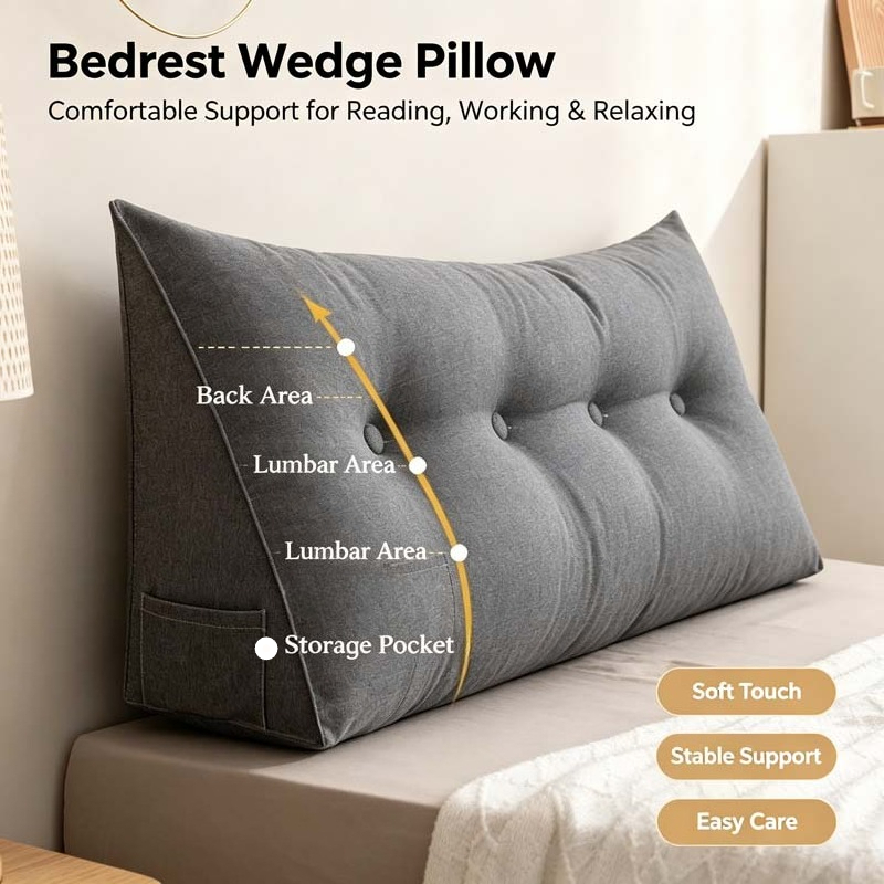Large Headboard Cushion Tatami - Headboard Cushion Backrest Tatami recension och pris