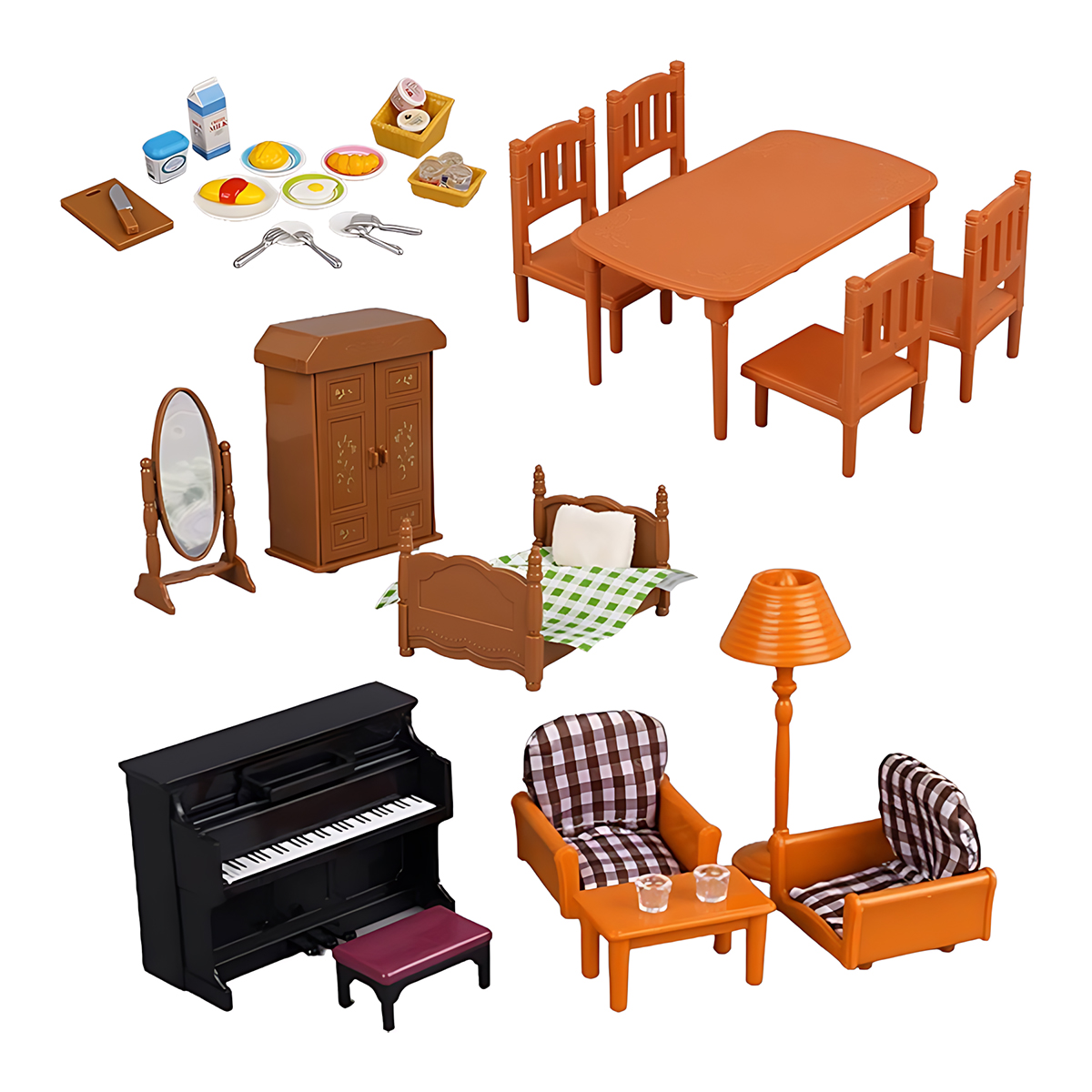 Miniature Furniture 1:12 Dollh - Bedroom Furniture recension och pris