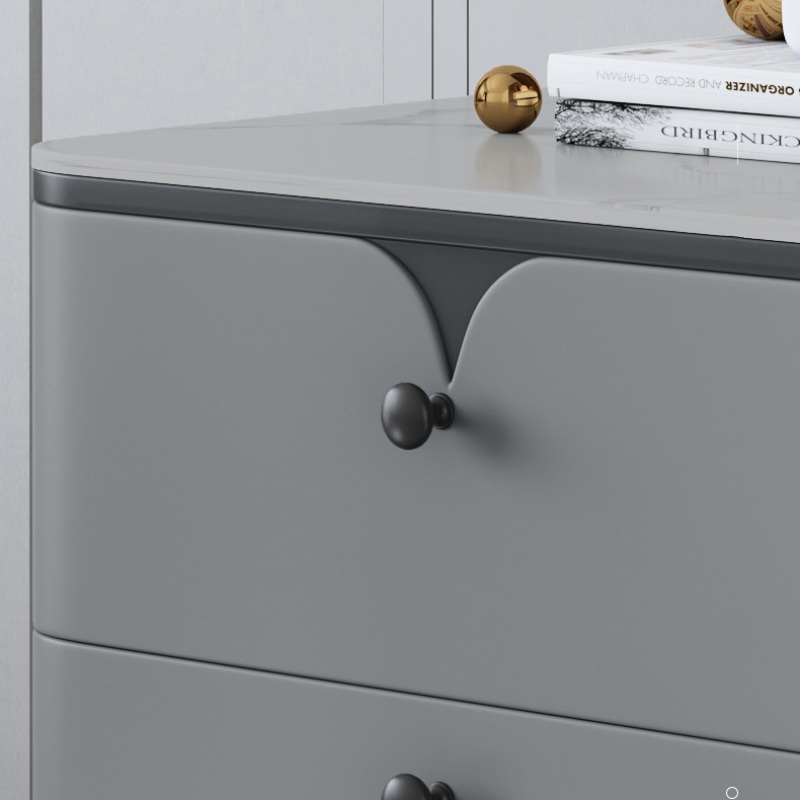 Modern Solid Wood Bedside Tabl - Solid Wood Nightstand 2 Drawers recension och pris
